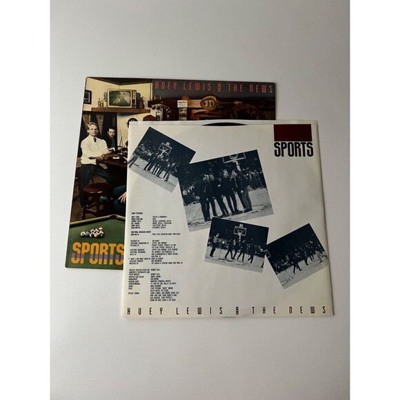 Huey Lewis And The News Sports 1983 LP Chrysalis FV 41412 VG+ Orig Inner Cleaned - Picture 4 of 9